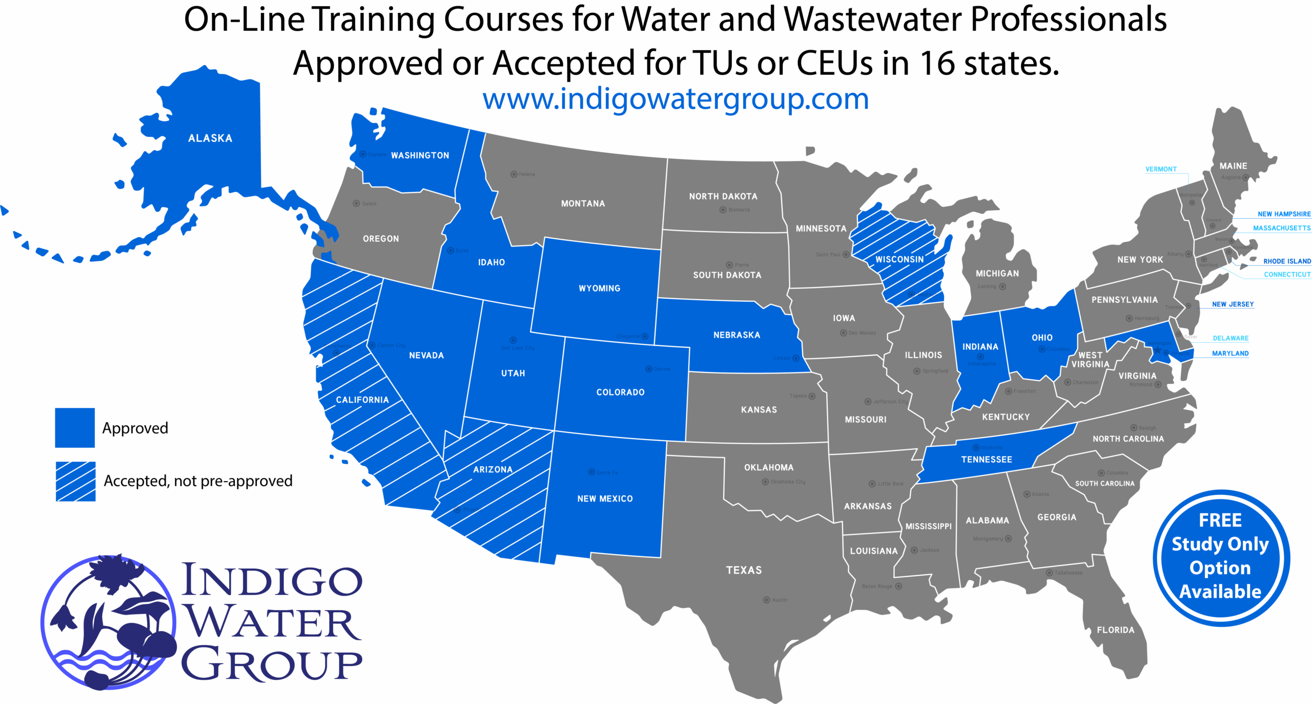 Online Training Course Approvals and TU Calculator (ZIP) – Indigo Water Group
